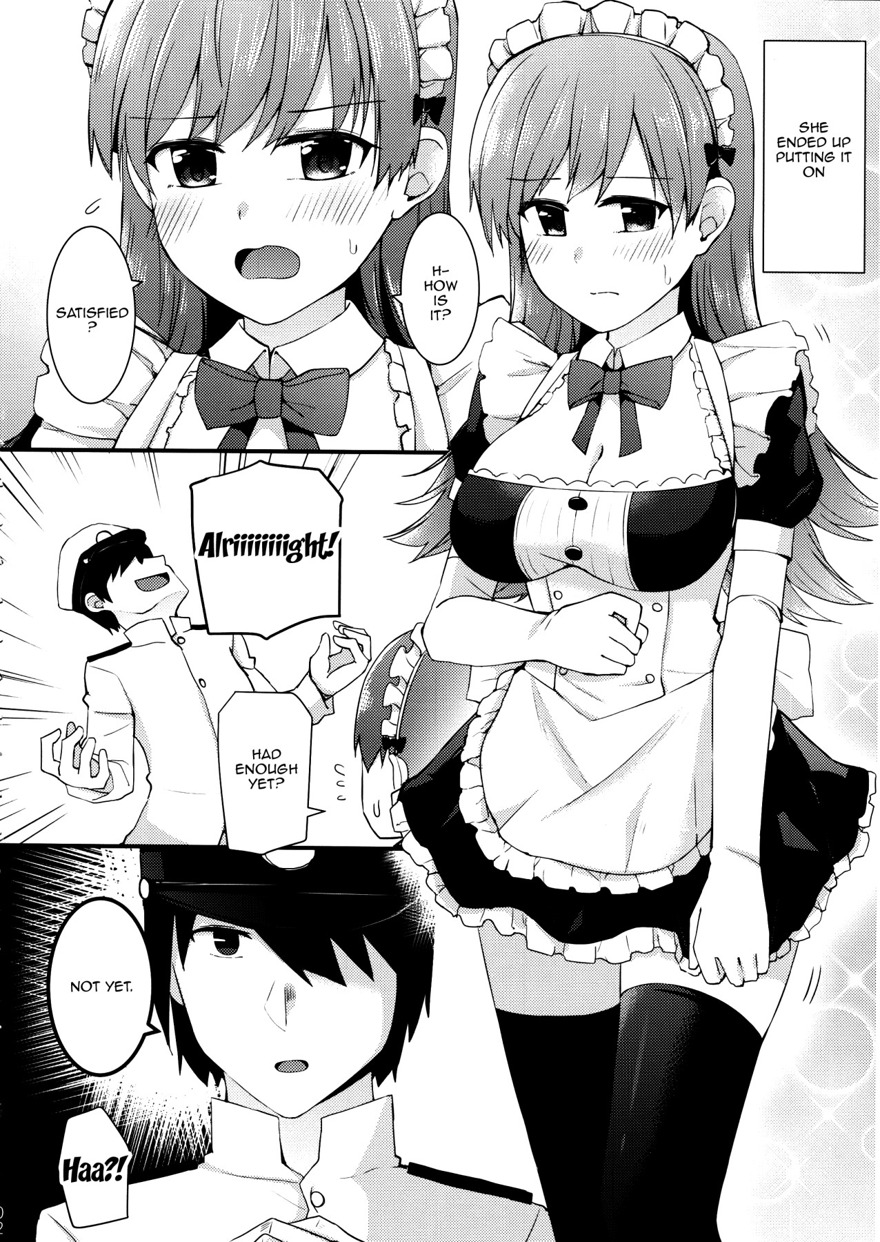 Hentai Manga Comic-Ooi! Try On These Maid Clothes!-Read-3